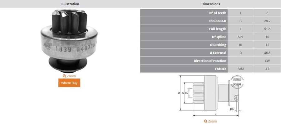 8 DIS MITSUBISHI CARISMA 1.6 e 1.8-NISSAN BLUEBIRD 1.8-PRAIRIE 2.0 | OEM:187077-594247