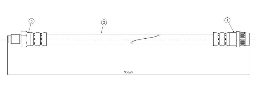 FREN HORTUMU ön AX 1.0-1.1-1.4diesel-1.5diesel 91-96 | OEM:96102107