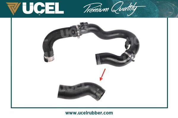 TURBO HORTUMUPLASTİK BORU HARİÇOK İLE GÖSTERİLEN KÜÇÜK HORTUM | OEM:52087203-52091408