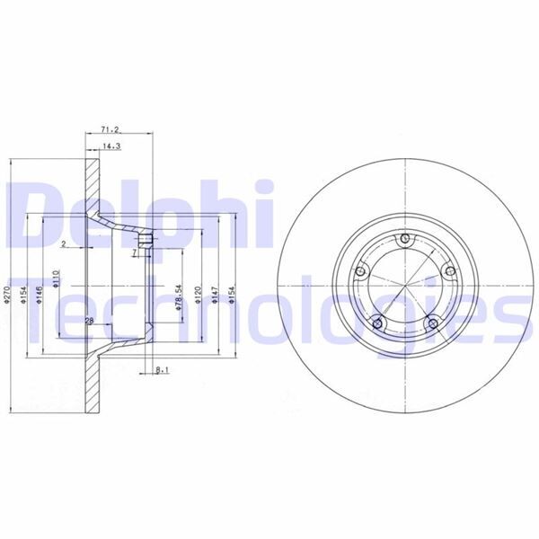 ÖN FREN DİSKİ ÇİFTLİ PAKET . DELİKSİZ FORD TRANSIT 1986 > 1991 | OEM:1117075-1539549-1565231