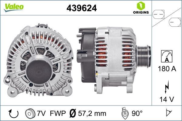 ALTERNATÖR AUDI Q7 3 6 FSI WOLKSWAGEN TOUAREG 3 6 V6 FSI | OEM:955603117X-95560311700-21903016