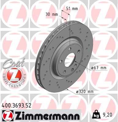 FREN DISKI ON MERCEDES W176 W246 C117 X117 X156 | OEM:A2464212612