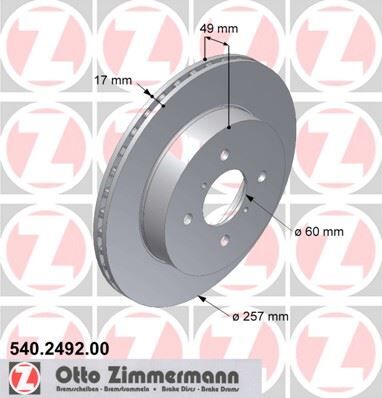 FREN DİSKİ. ÖN. 257.0 /17.0-15.0 MM 986478984-DF4155 | OEM:55311-80G00-55311-80G02-55311-80G03