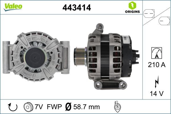 ALTERNATÖR FORD TRANSİT 23> 2.2 TDCİ 210 AMP | OEM:BK3T 10300 EA-BK3T 10300 EB