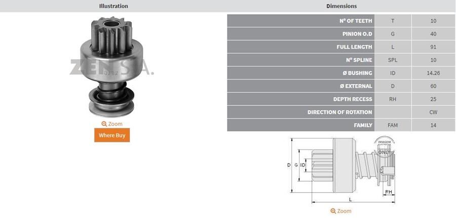 10 DIS INTER 1800 KAMYON ORTA FREZE | OEM:2006209111-2006209305-200620934
