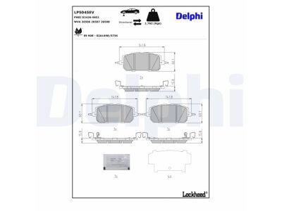 FREN BALATASI ELEKTRİKLİ | OEM:DNYJ3328Z