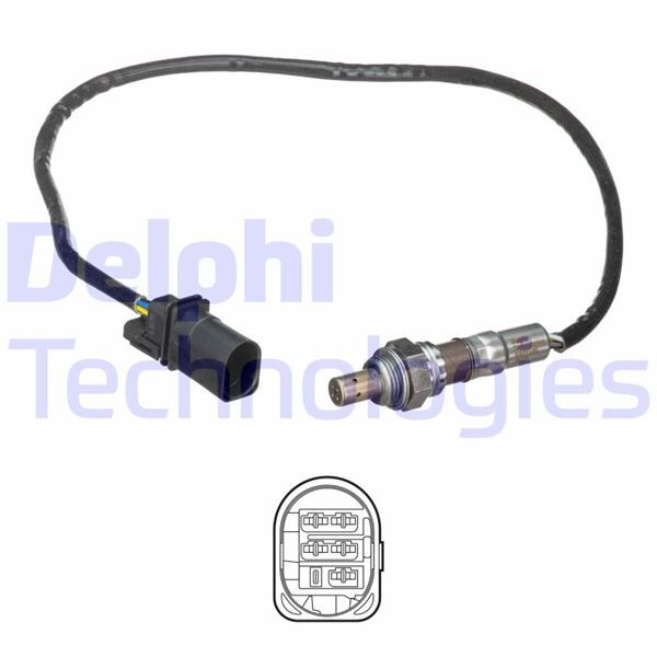 OKSİJEN SENSÖRÜ FIAT DOBLO 10> LINEA 09> FIORINO 09> 500 07> 1.3D MTJ 610mm | OEM:51801278-518012780-55210949