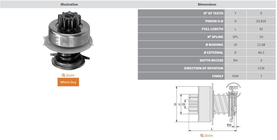 9 DIS VW GOLF-JETTA-TRANSPORTER CCW | OEM:UMD-5481-1006209162-1006209431