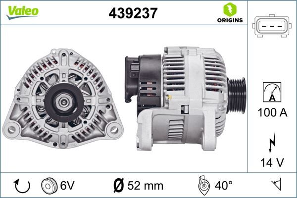 ALTERNATÖR A13VI200 BMW | OEM:12317509102-12311435938-12317509111