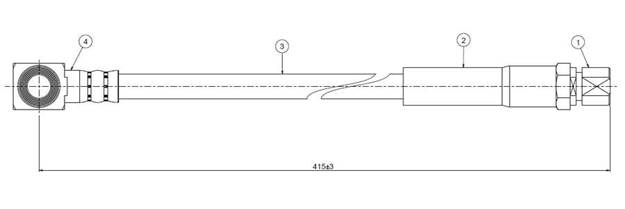 FREN HORTUMU ön Manta B 79-85 | OEM:562318