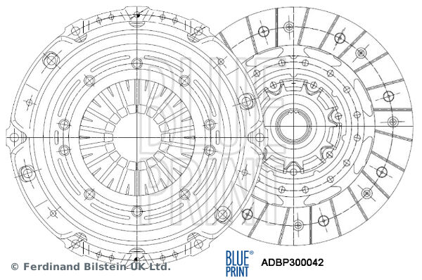 DEBRİYAJ SETİ C4 I GRAND PİCASSO C4 I PİCASSO | OEM:2052H7-2052P2