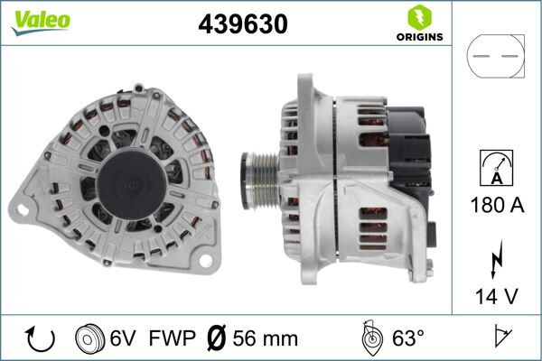 ALTERNATÖR FIAT DUCATO FG18S022 | OEM:504280012-504280012-5801526032