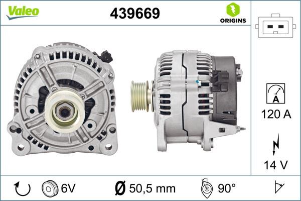 ALTERNATÖR AUDI A4 SERİ 1 2.8i V6. 1.9Tdi | OEM:028903025S-R95VW10300-95VW10300PA