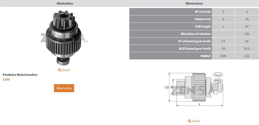 9 DIS THERMOKING-DAEWOO FORKLIFT-ISUZU D-MAX | OEM:UMD-5434-213035009-213075002