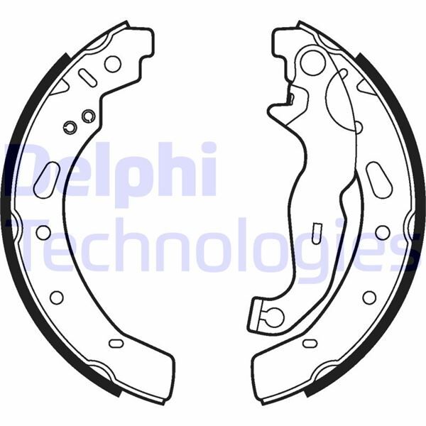 FREN PABUCU ARKA MAZDA 2 07>