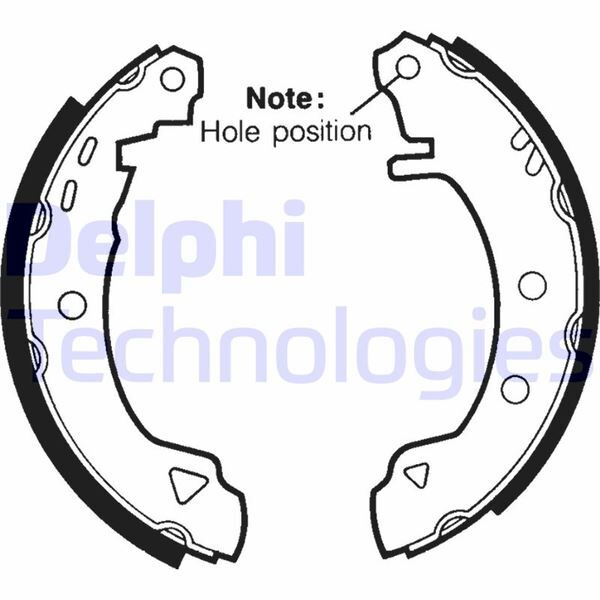 FREN PABUCU ARKA CITROEN AX / RENAULT 19. EXPRESS. EXTRA. RAPİD 85>11/98 | OEM:7701202543-7701202919