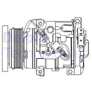 KOMPRESÖR LEXUS LX 450D LX 570-TOYOTA LAND CRUİSER LAND CRUİSER 200 LAND CRUİSER V8 LAND CRUİSER V8 VAN 2007 | OEM:883206A320