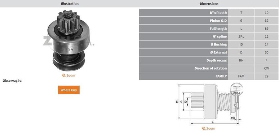 10 DIS 28MT BMC FATIH PROFESYONEL | OEM:UMD-5572-10456455-10457056-10