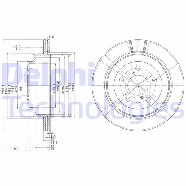 FREN DİSKİ ÇİFTLİ PAKET . DELİKLİ ARKA SUBARU IMPREZA. LEGACY 01/1992 > 12/2001 | OEM:26310AA111-26310AA112-26310AA150
