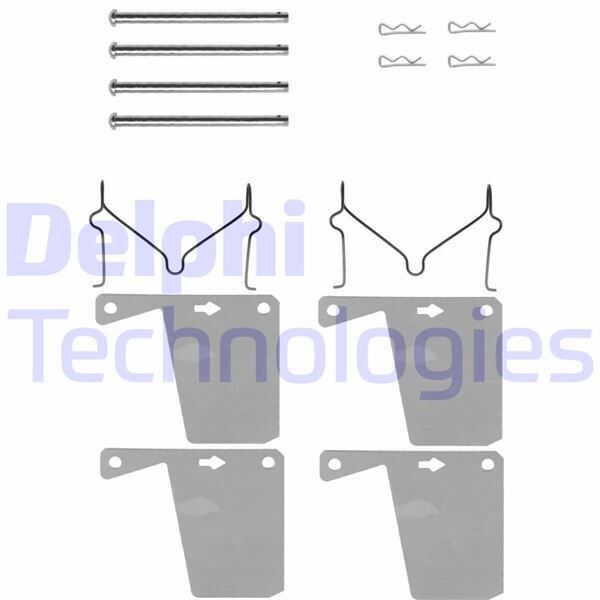FREN BALATA MONTAJ TAKIMI ÖN FORD CAPRİ / HYUNDAI STELLAR / MORGAN PLUS 8 / ROVER GT6 72>88