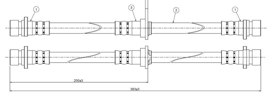 FREN HORTUMU arka Accord aerodeck CE 94-. | OEM:46430SN7000