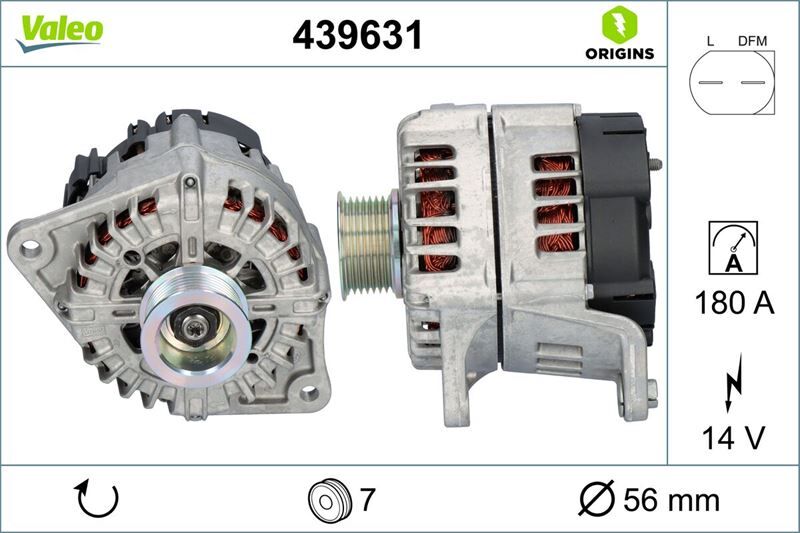 ALTERNATÖR FIAT DUCATO FG18S023 | OEM:504280010-5801526031-51787164