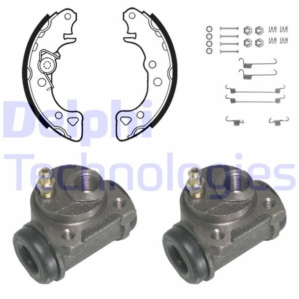 FREN PABUÇ KİTİ ARKA CITROEN SAXO / PEUGEOT 106 09/91>