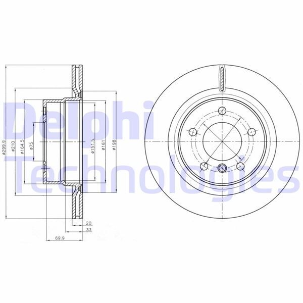 FREN DİSKİ ÇİFTLİ PAKET - BOYALI. DELİKLİ ARKA BMW 118. 120. 125 10/2007 > 06/2015 | OEM:34216778051-34216855005