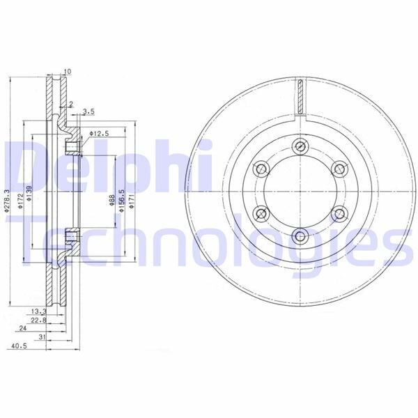 FREN DİSKİ ÇİFTLİ PAKET . DELİKLİ ÖN DAEWOO // SSANGYONG; KORANDO. MUSSO. REXTON // KORANDO. MUSSO 06/1993 > | OEM:4144005010-4144105000-4144105100