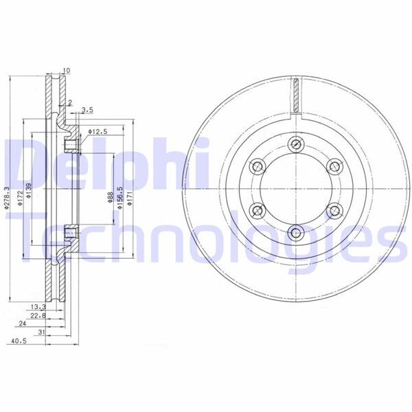FREN DİSKİ ÇİFTLİ PAKET . DELİKLİ ÖN DAEWOO // SSANGYONG; KORANDO. MUSSO. REXTON // KORANDO. MUSSO 06/1993 > | OEM:4144005010-4144105000-4144105100