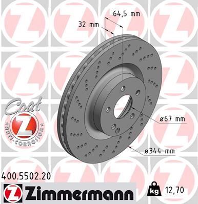 FREN DISKI ON MERCEDES W212 S212 C207 A207 C204 | OEM:A0004211512