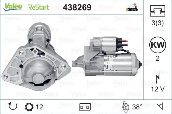 MARS MOTORU 12V 2kW 12 DIS MERCEDES VITO OM622 W447 14> . RENAULT FLUENCE MEGANE SCENIC TALISMAN TRAFIC . NISSAN QASHQAI R9M 1.6 dCi | OEM:A0009060226-233001375R