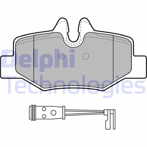 FREN BALATASI ARKA MERCEDES VITO W639 03> | OEM:A0064204420