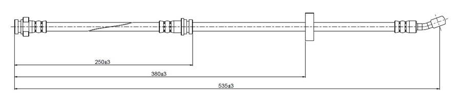 FREN HORTUMU ön Vitara. Escudo 88-93 | OEM:5154060A31