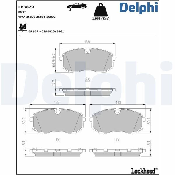 FREN BALATASI HYUNDAI İ20 ÖN 11-2020> | OEM:58101COA00