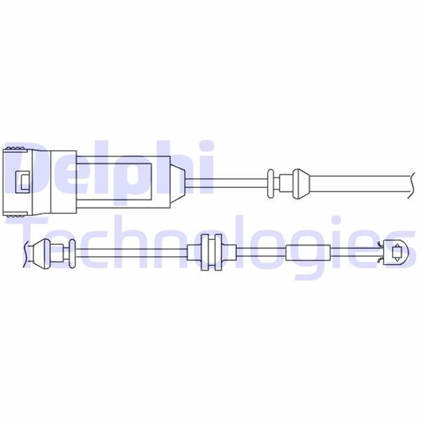 ÖN FREN BALATA FİŞİ İKAZ KABLOSU VECTRA C 04/2002> VECTRA C GTS 08/2002 > SİGNUM 2003> 678mm | OEM:24427919-6238230