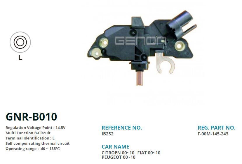12V PEUGEOT 206-406 BOXER HDI-CITROEN C5 Y.M HDI 150 AMP L | OEM:VR-B263-IB252-F00M145243