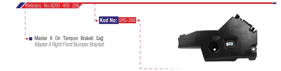 ÖN TAMPON BAĞLANTI BRAKETİ SAĞ MASTER II 04-10 | OEM:8200409288-8200197138