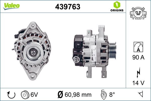 ALTERNATÖR TOYOTA | OEM:27060-0Q140