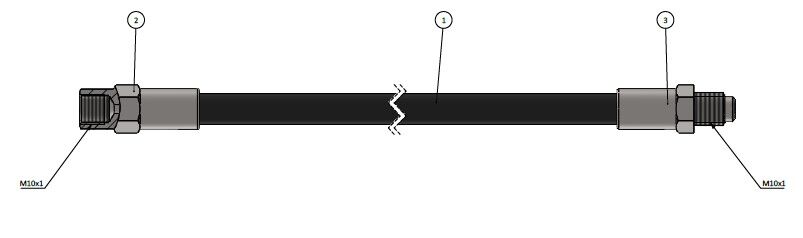 FREN HORTUMU arka LT 28>50 83- | OEM:810611107