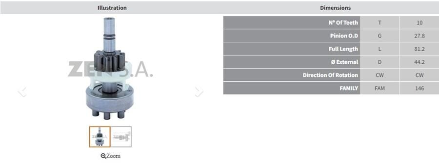 10 DIS CHRYSLER-DODGE-FIAT-JEEP-RAM VAN-VW | OEM:04801839AB-4280007200