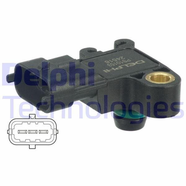 EMME MANİFOLD BASINÇ MAP SENSÖRÜ ASTRA J 1.4-1.6-CORSA D-INSIGNIA-MERIVA-ZAFIRA C-CRUZE-TRAX 1.4 | OEM:1238269-55567257
