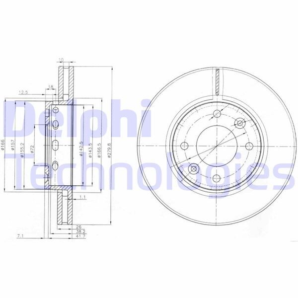 FREN DİSKİ ÇİFTLİ PAKET . DELİKLİ ÖN KIA CARENS 07/2002 > 09/2006 | OEM:0K2FA33251