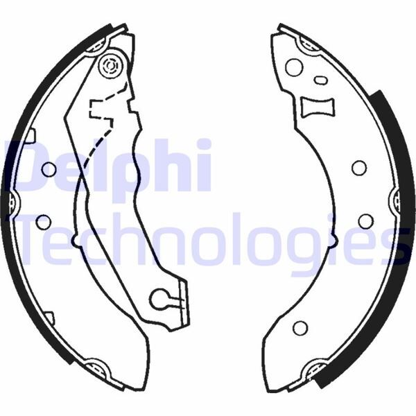 FREN PABUCU ARKA FORD ESCORT 10/85>04/91