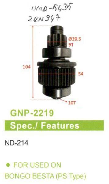 9 DIS MAZDA B2200-TOYOTA PICK-UP-KIA BONGO-BESTA | OEM:ZEN-0947-UMD-5435-ND-214