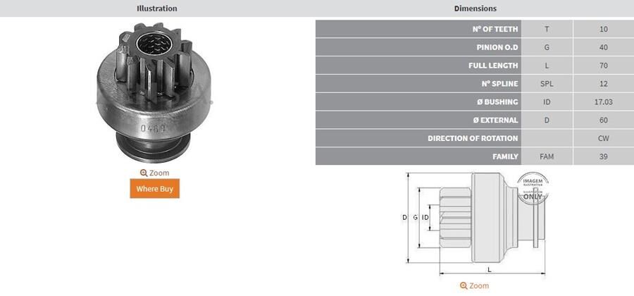 10 DIS FORD CARGO INCE FREZE | OEM:UMD-5414-54247393-54268139