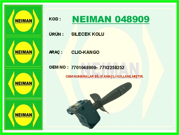 SILECEK KOLU CLIO-KANGO | OEM:7701048909-7702258252