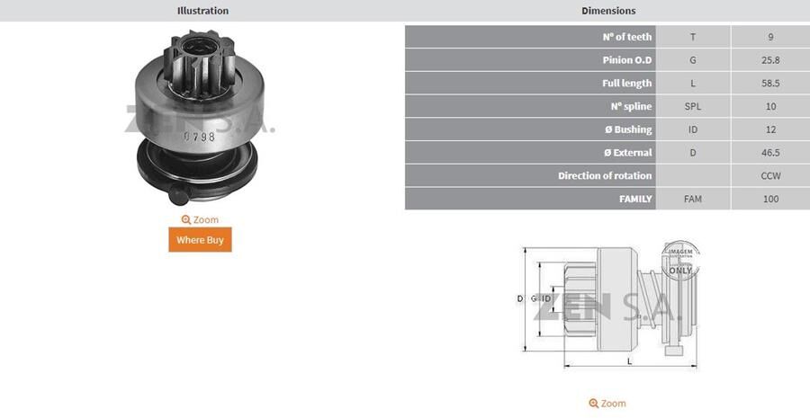 9 DIS FORD ESCORT-PORSHE 924-944 CCW | OEM:UMD-5496-1006209535
