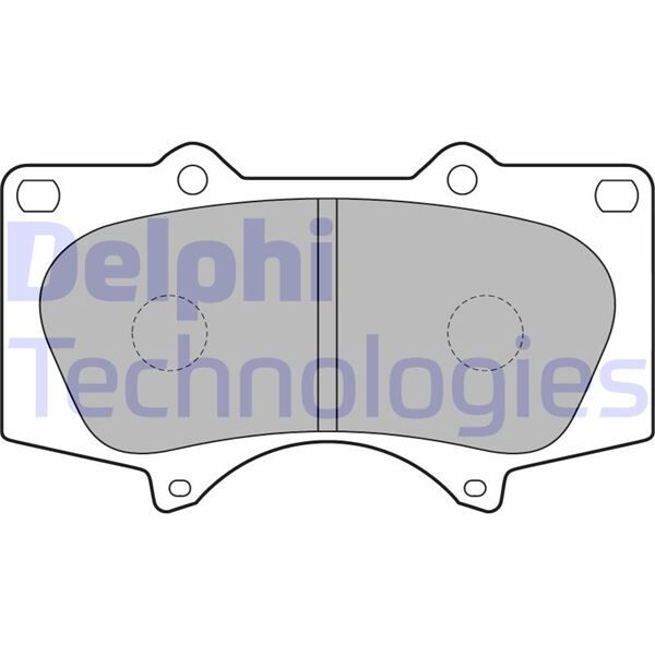 ÖN FREN BALATA TOYOTA HILUX 3.0L 1KD-FTV KUN26 4x4 09-11 / LAND CRUISER PRADO 4.0L 1GR-FE GRJ150 09- > 3.0L 1KD-FTV KDJ120 D-4D 03-09 / MITSUBISHI PAJERO 3.2L 4M41 V98W 07-> | OEM:0446535290-044650K090-4605A472