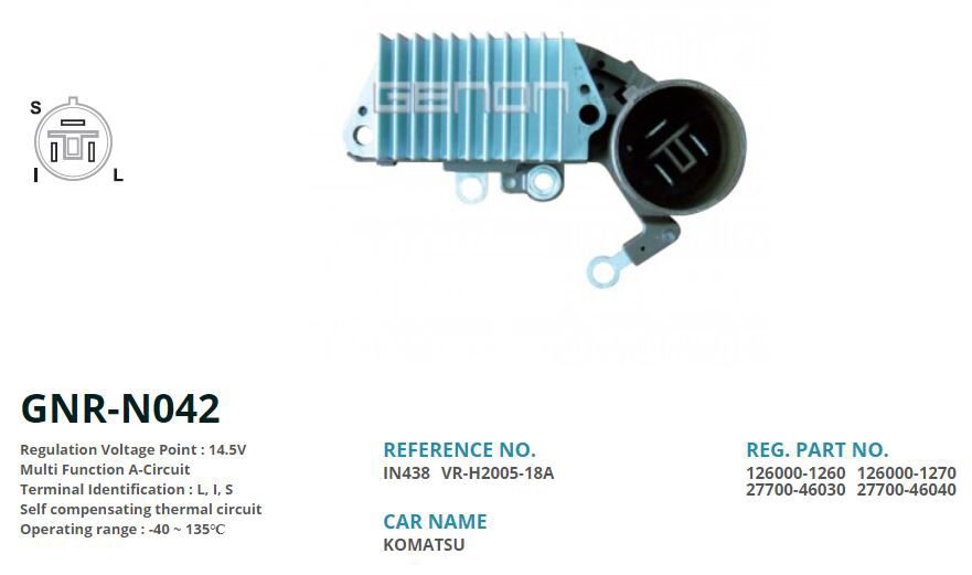 12V TOYOTA COROLLA-CORONA-CARINA-JOHN DEERE L I S | OEM:VR-H2005-18A-IN438-IN438HD